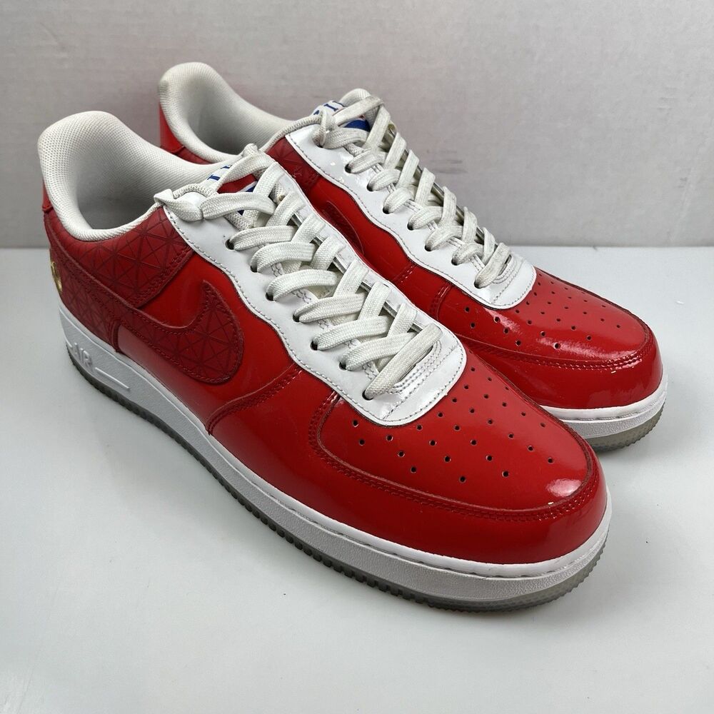 Size 11 - Nike Air Force 1 Low 1989 NBA Finals Red Detroit Pistons (CI9882-600)